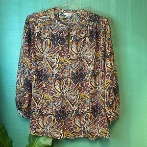 Colorful Sheer Flirty Top